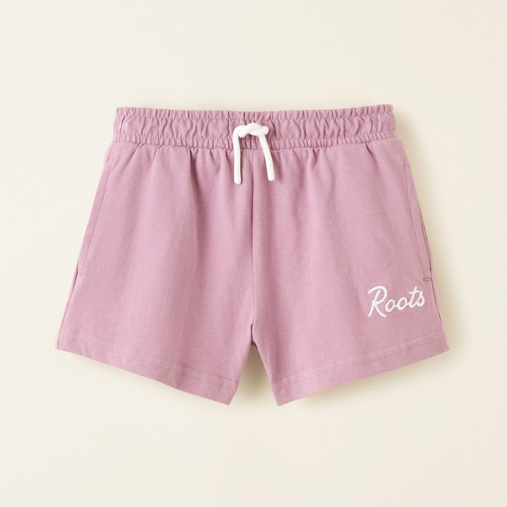Roots - Toddler Girls Nature Club Relaxed Short - ELDERBERRY PURPLE - 4T